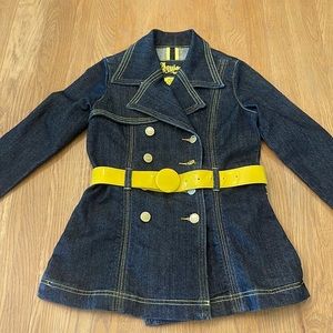 Girls stretch denim jacket by JOUJOU ROYALE